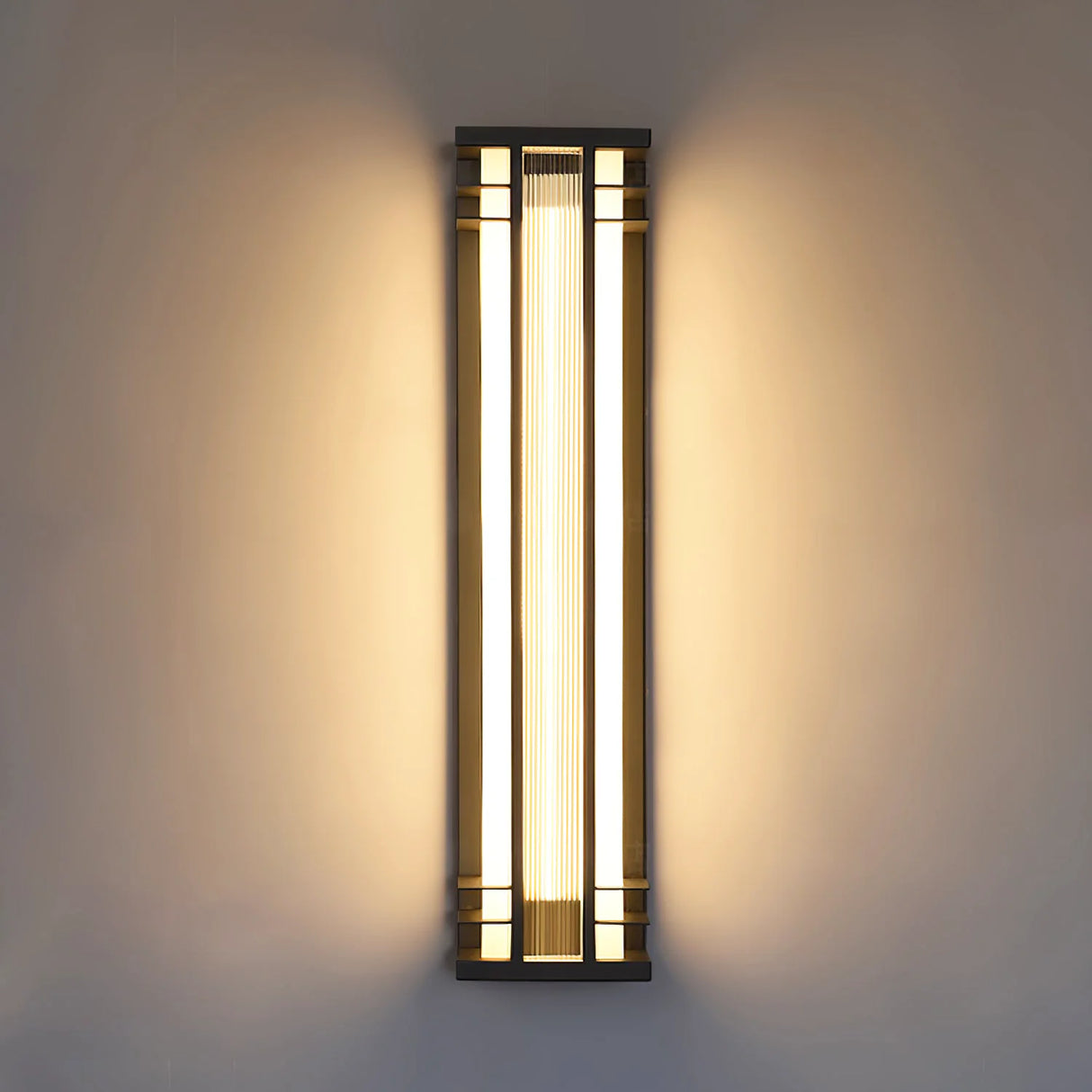 Double Axis Long Outdoor Wall Lamp