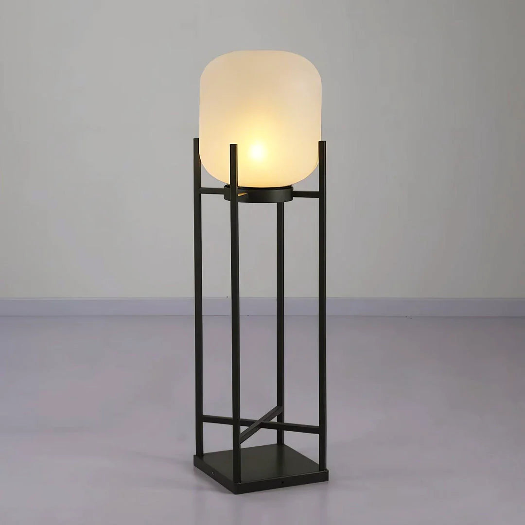 Modern Lantern Outdoor Floor Lamp