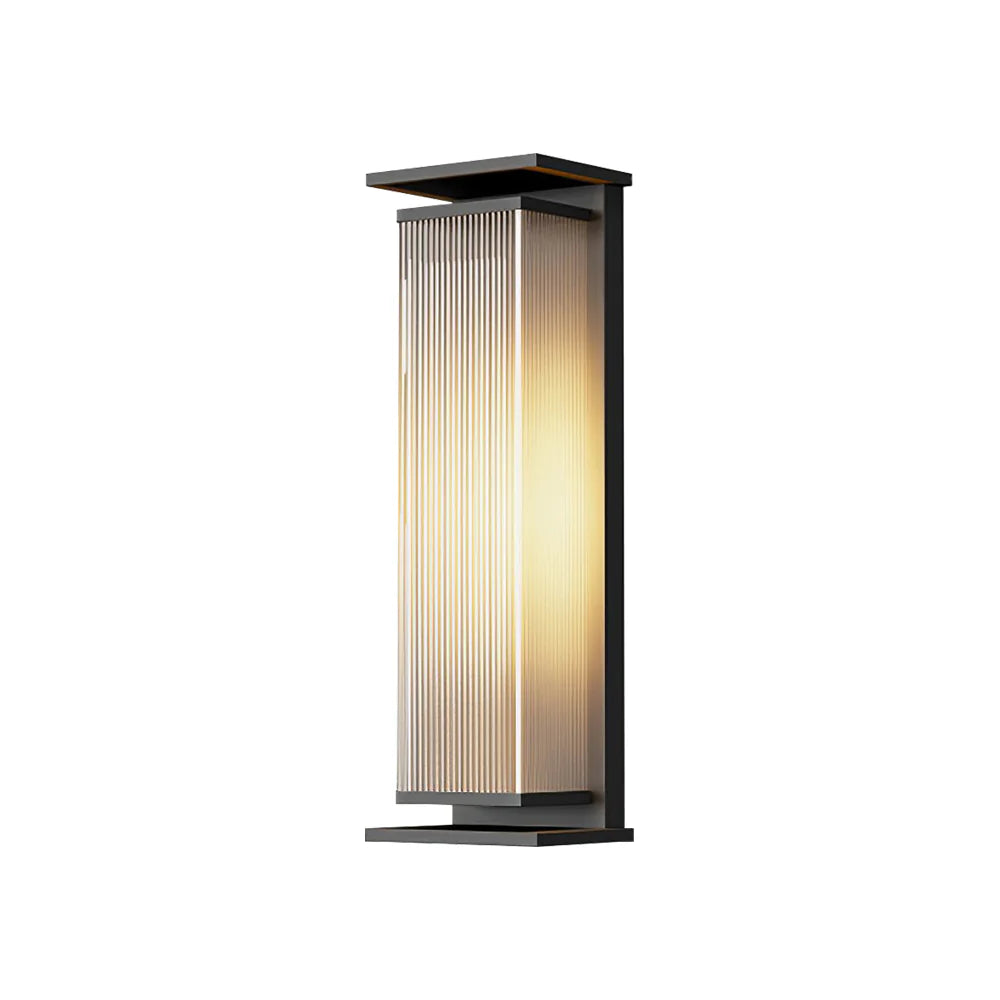 Rectangular Box Acrylic Outdoor Wall Lamp