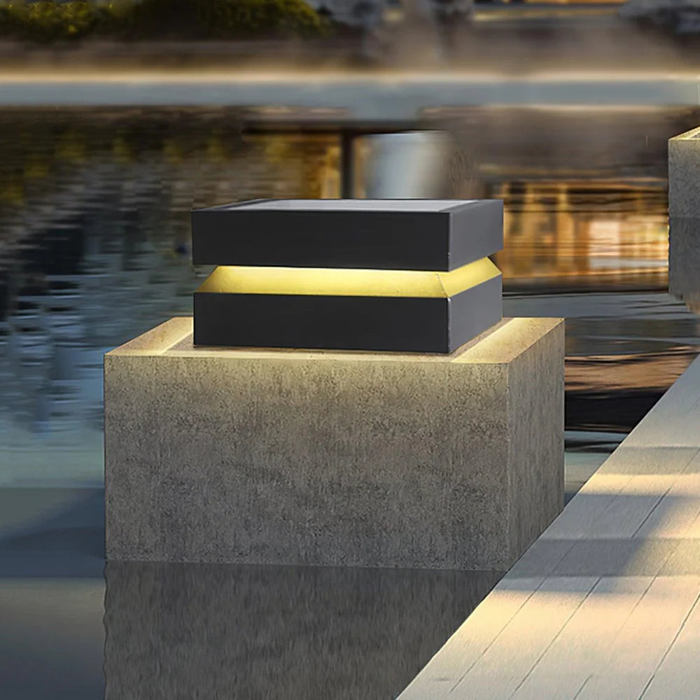 Solaris Square Post Outdoor Light