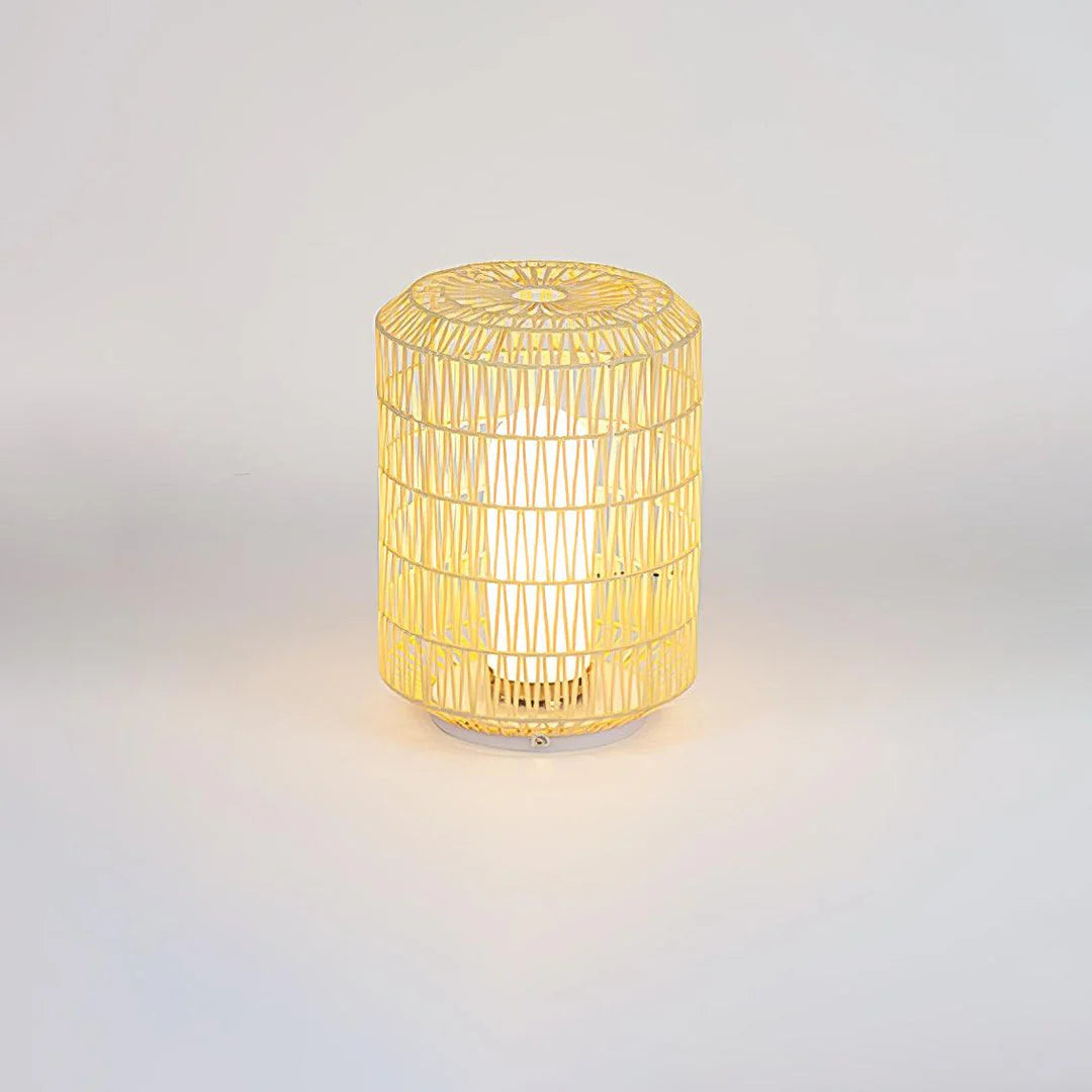 Modern Woven Rattan Outdoor Lamp