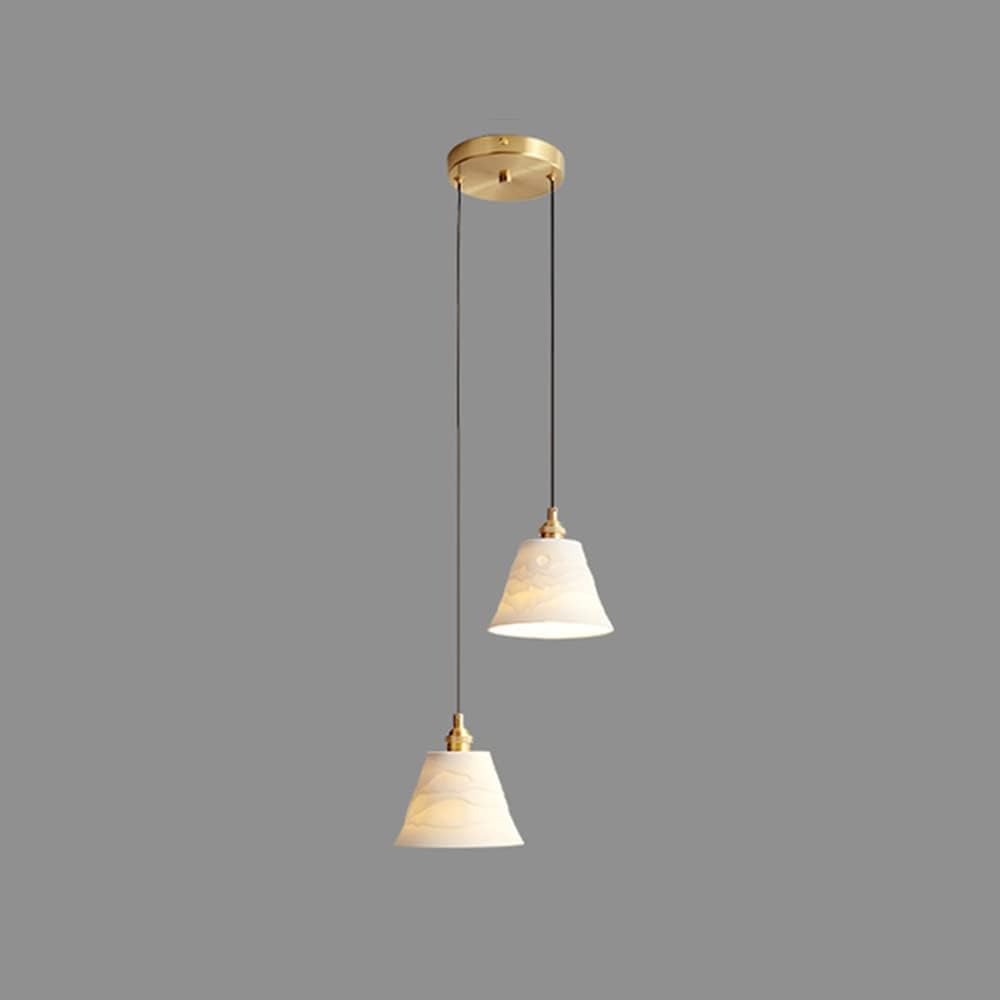 Mountains Shadow Ceramic Pendant Lamp