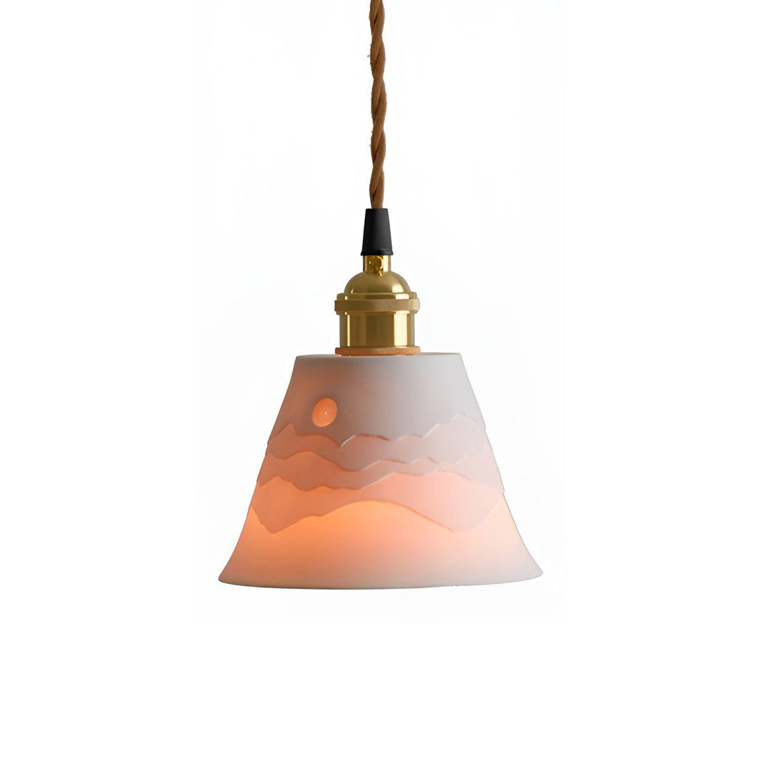 Mountains Shadow Ceramic Pendant Lamp