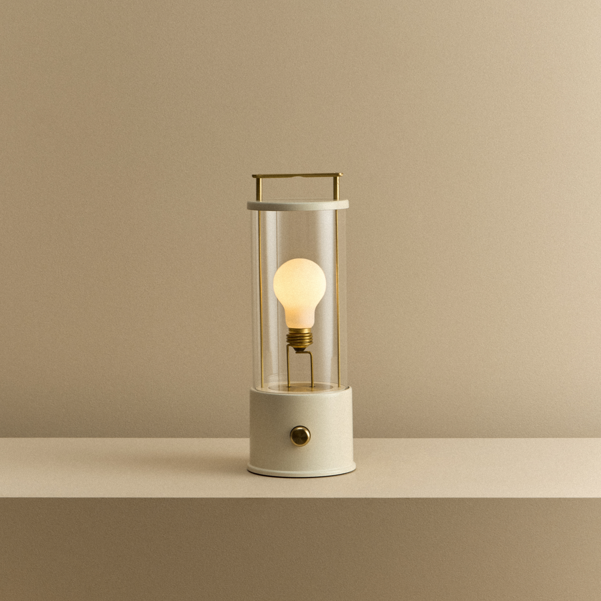 The Muse 1.0 Portable Lamp in Candlenut White