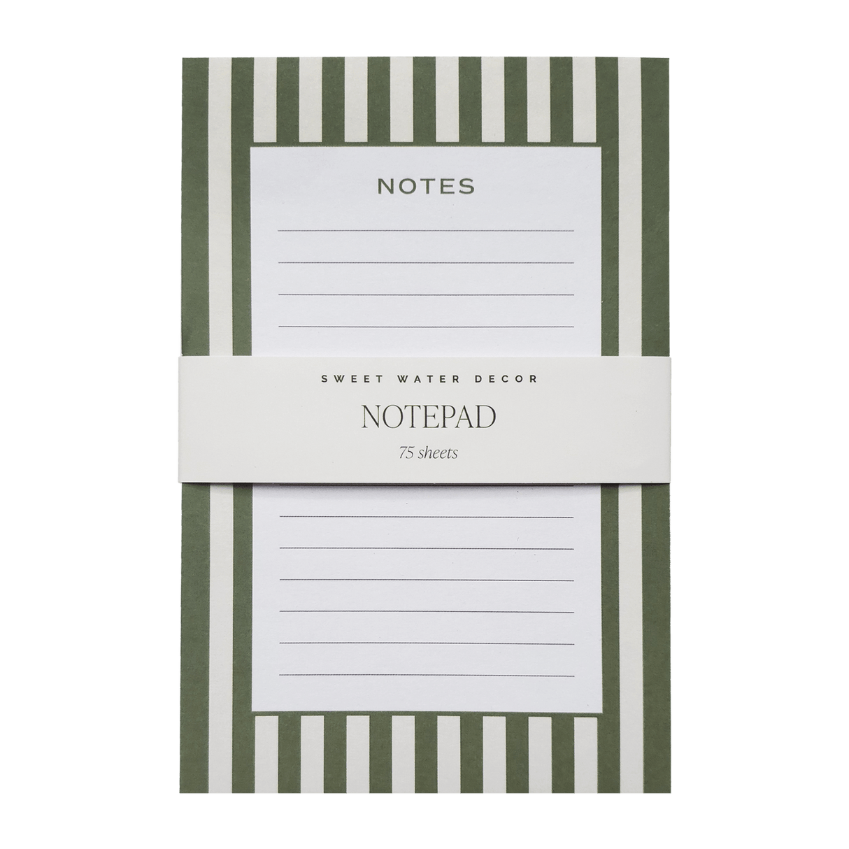 Striped Notepad
