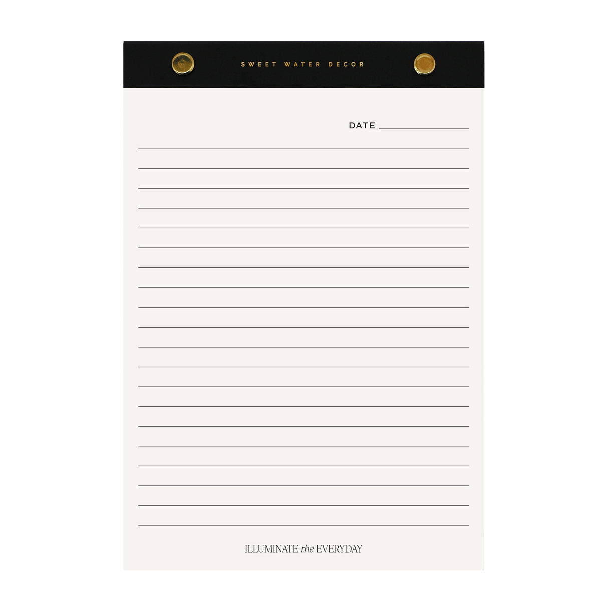 Gold Rivet Basic Notepad