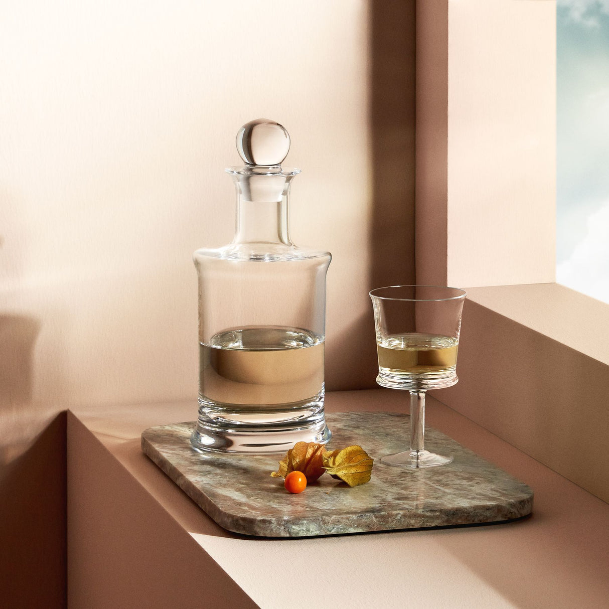 Jour Set of 2 White Wine Glasses
