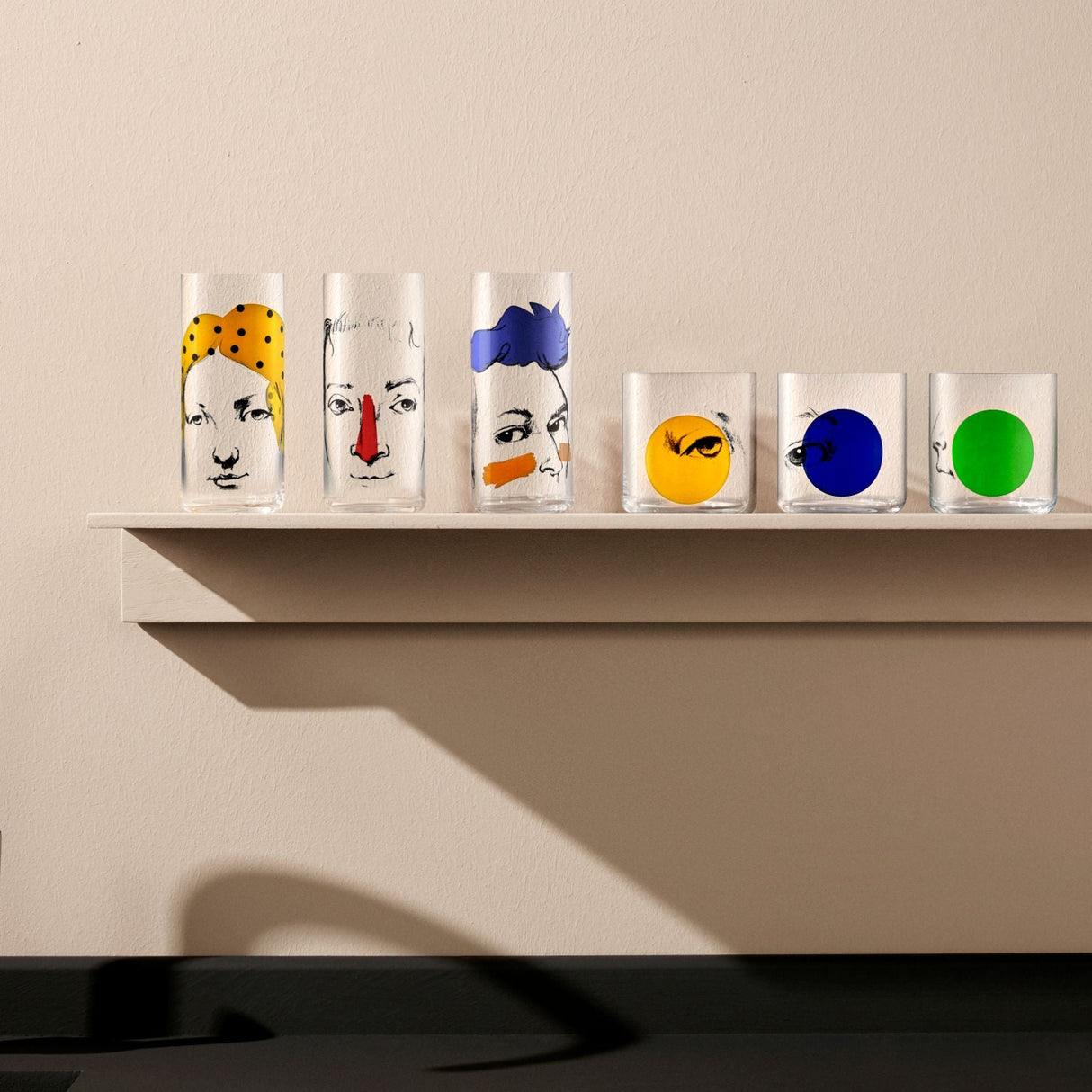 Finesse Rock & Pop Set of 4 High Ball Glasses