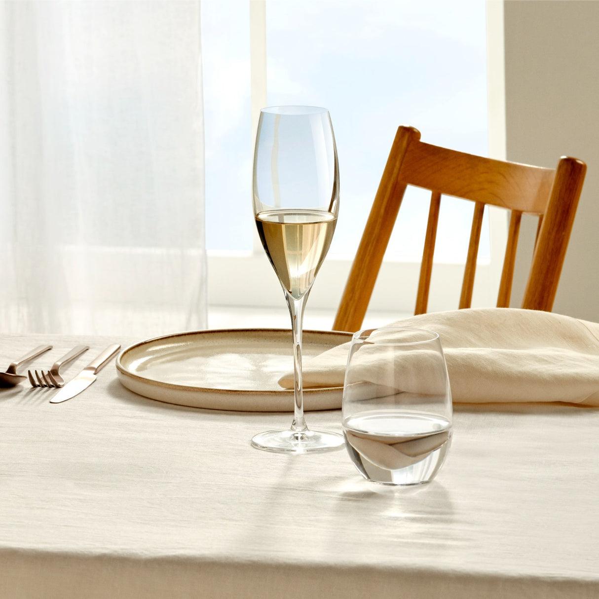 Terroir Set of 2 Champagne Glasses