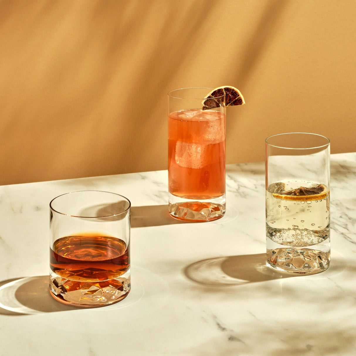 Club Set of 4 High Ball Glasses Small