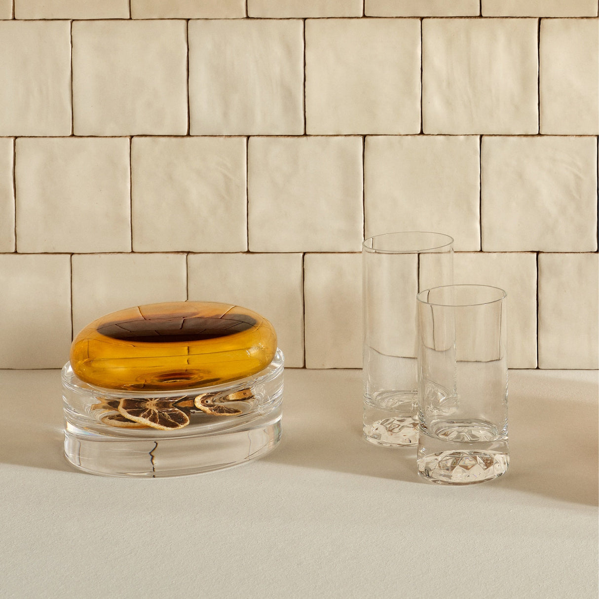 Club Set of 4 High Ball Glasses Medium