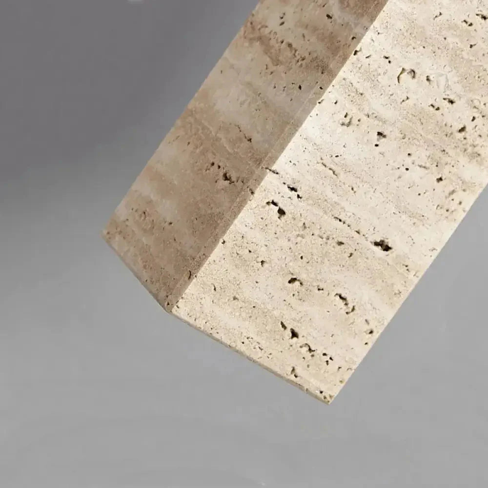 Natural Travertine GLigEt Pendant Light