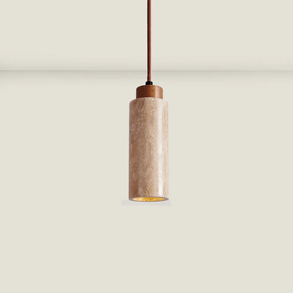 Natural Travertine GLigEt Pendant Light