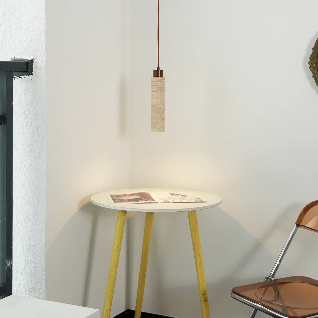 Natural Travertine GLigEt Pendant Light