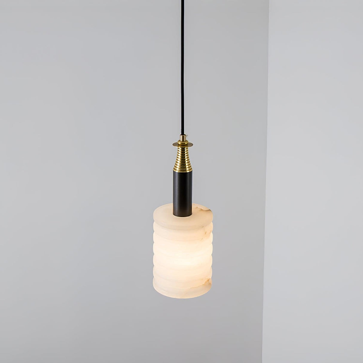 Natural Alabaster Small Pendant Light