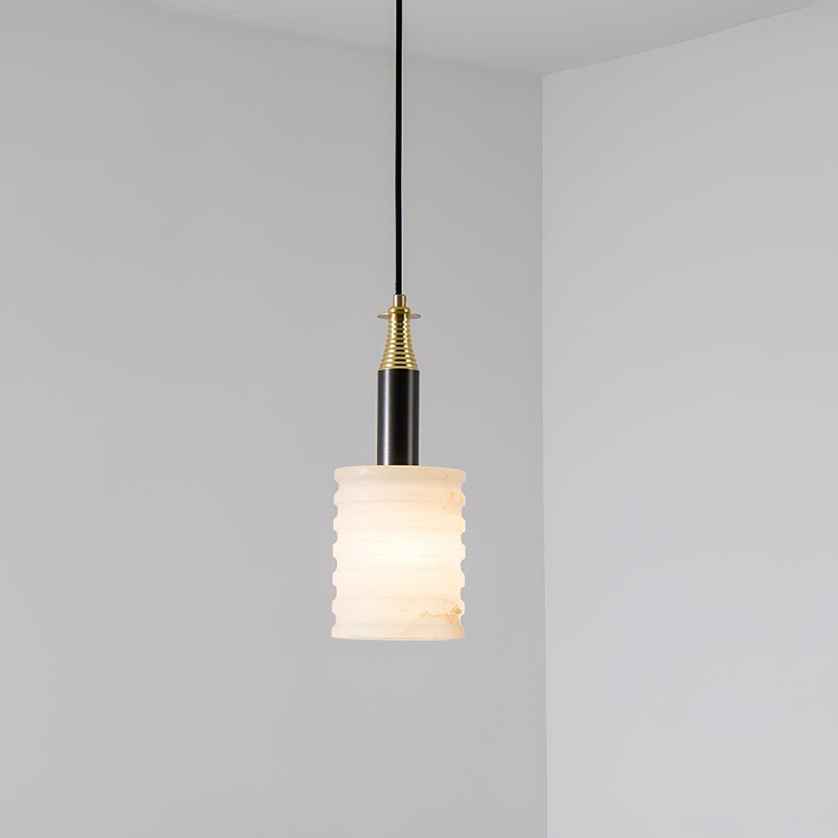 Natural Alabaster Small Pendant Light