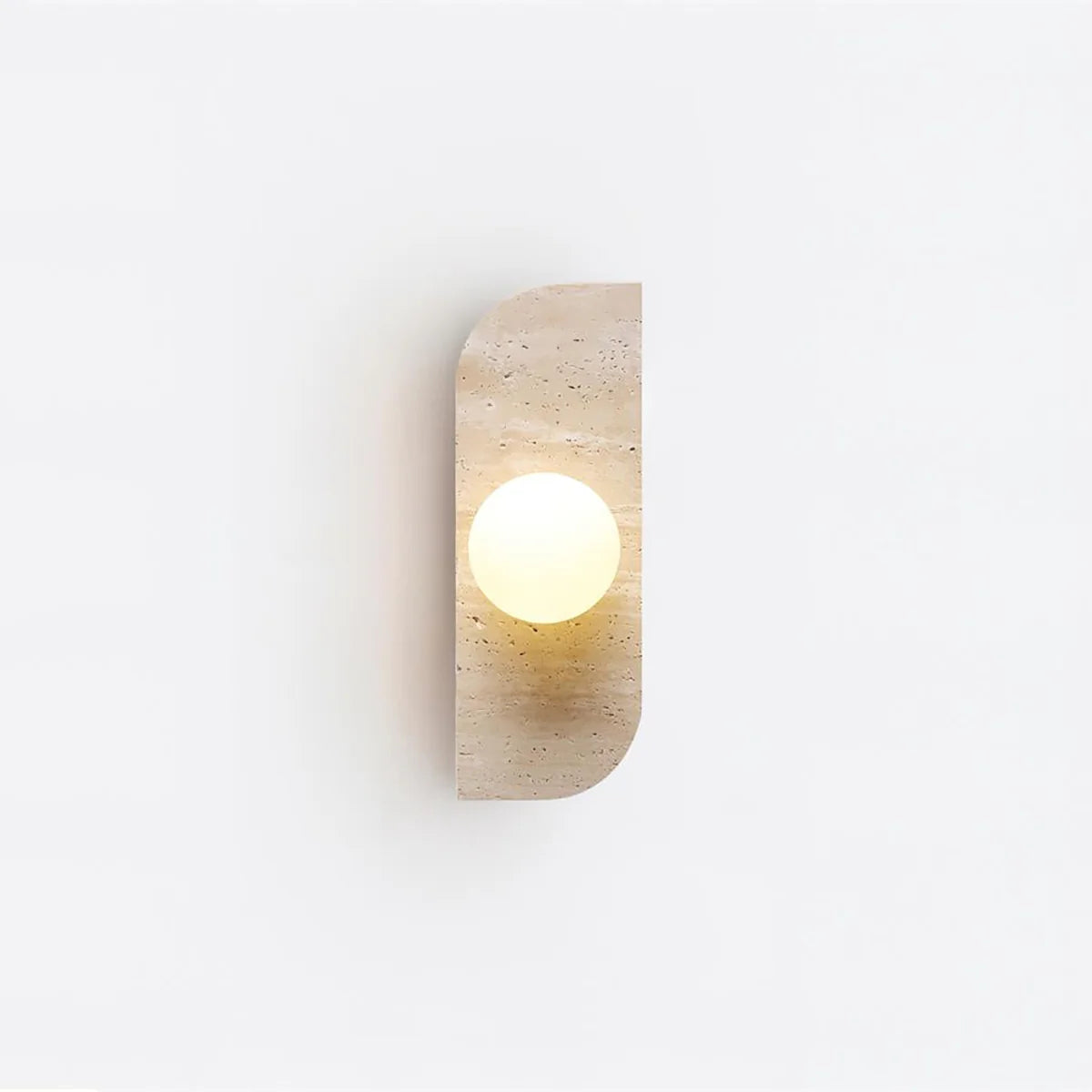 Neptune Travertine Wall Lamp