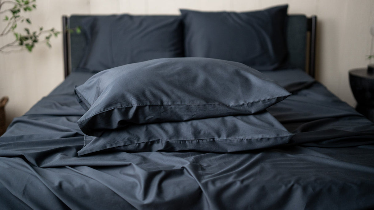 Sateen Organic Cotton Sheet Set + Pillowcases