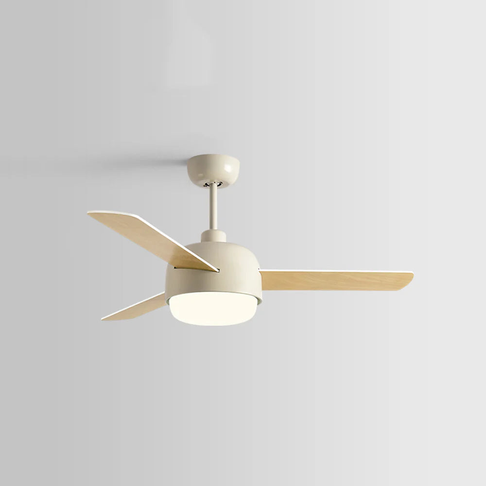 Nordic Macaron Dome Ceiling Fan Light
