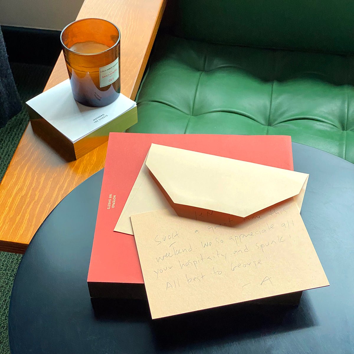 Colorpads: Red with gold edging