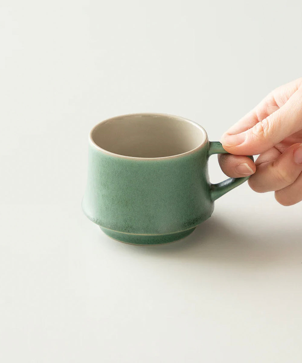 ORIGAMI Flare Coffee Cup with Saucer - 7oz