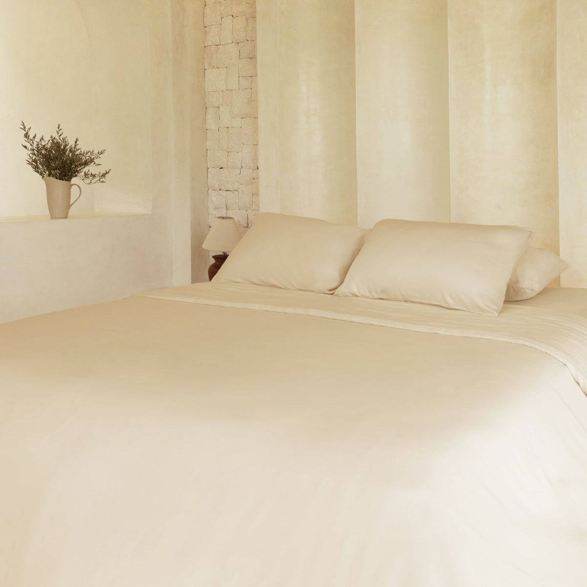 Organic Bamboo Sateen Bed Sheet Set
