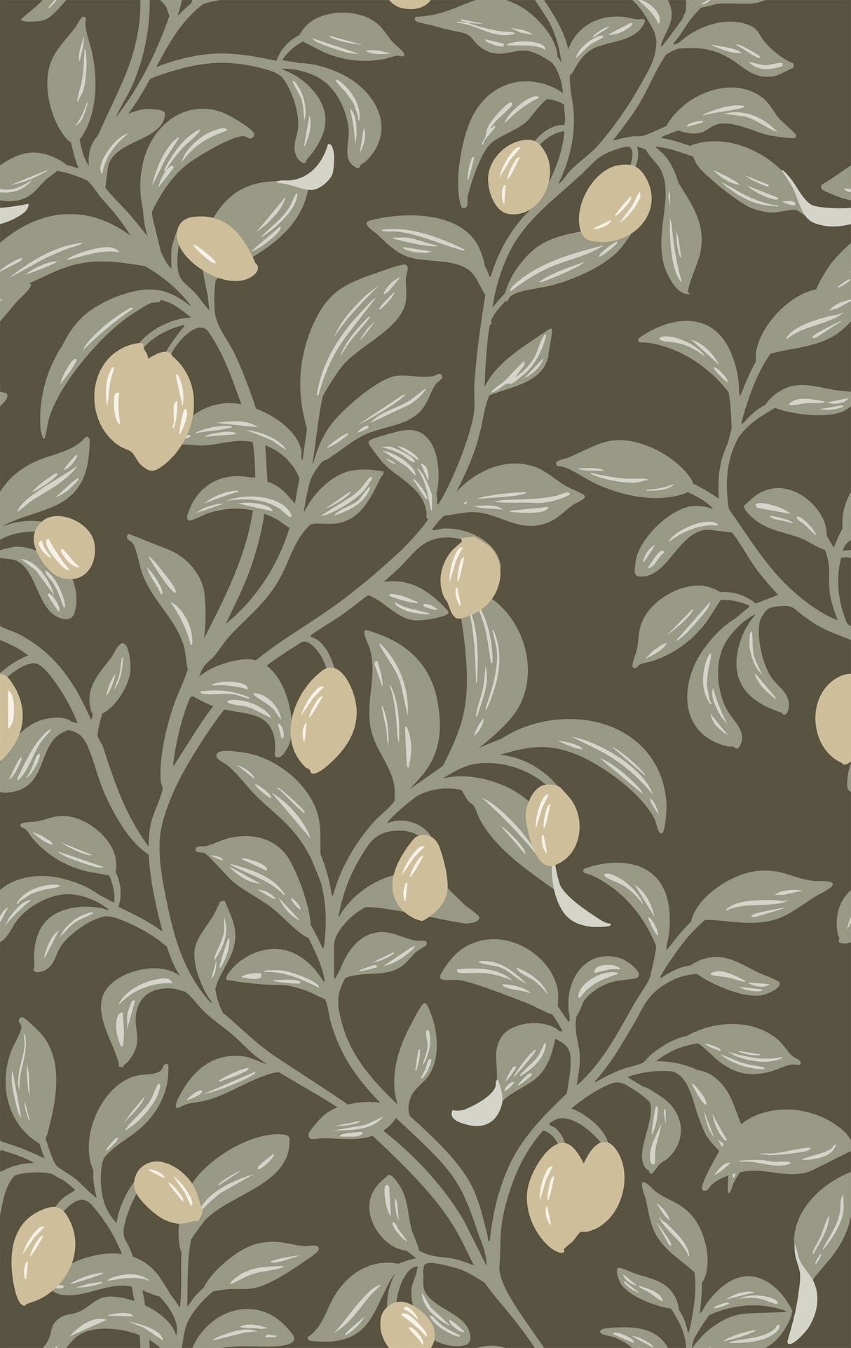 Olive Tree Wallpaper - Mediterranean Chic Style