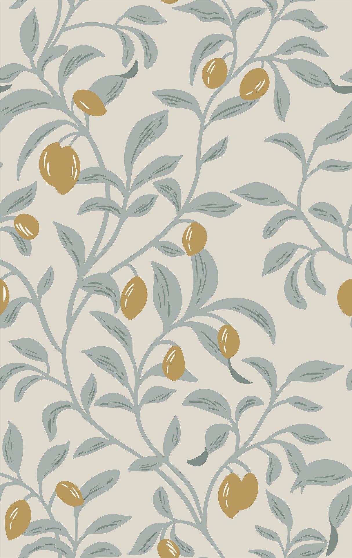 Olive Tree Wallpaper - Mediterranean Chic Style