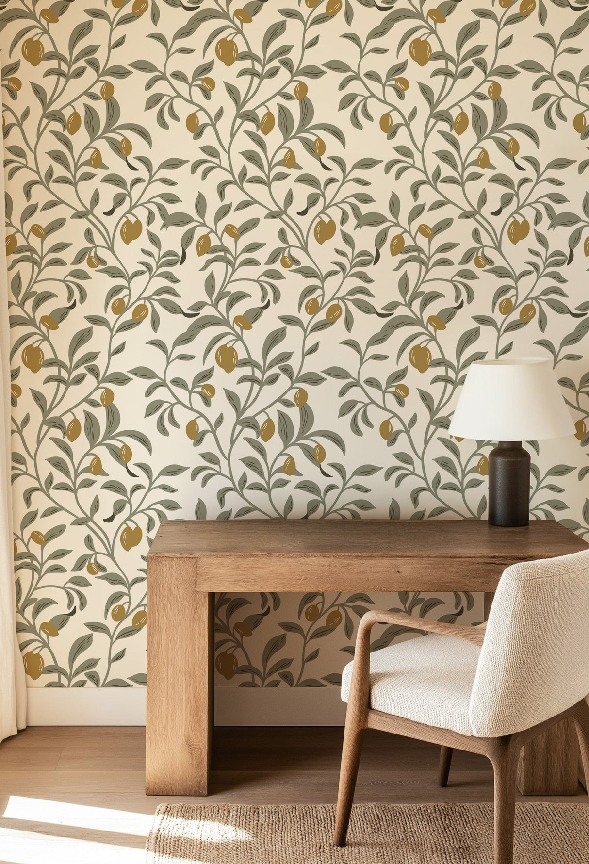 Olive Tree Wallpaper - Mediterranean Chic Style