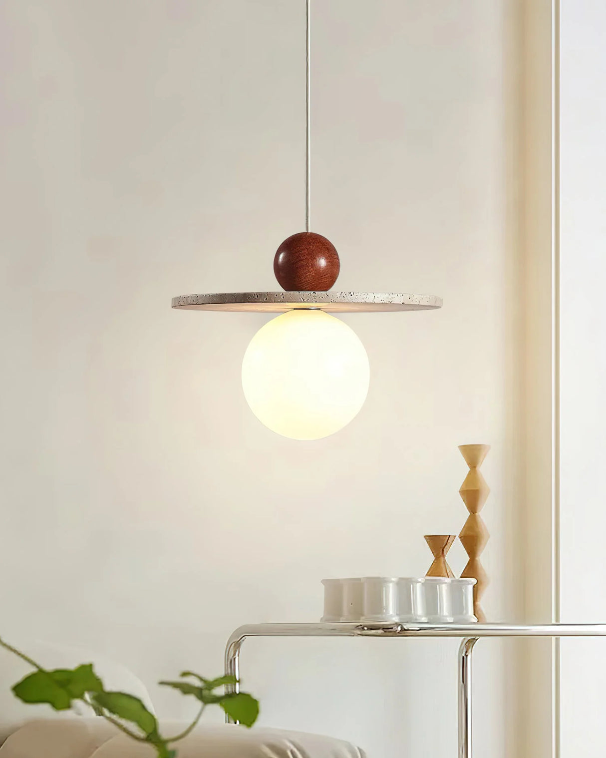 Ora Travertine Pendant Lamp