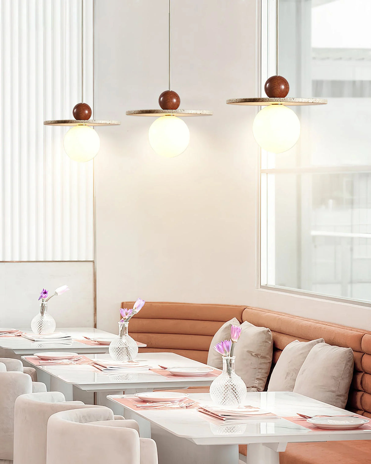 Ora Travertine Pendant Lamp