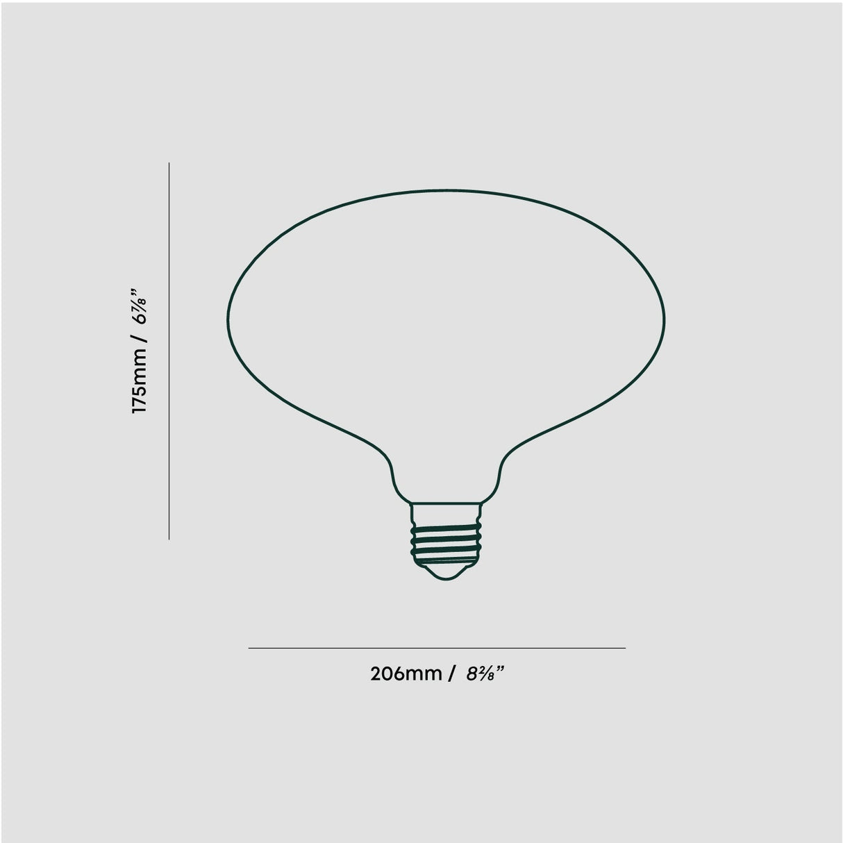 Oval II Pendant Light in Walnut