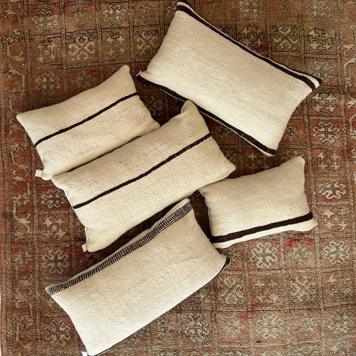 Handwoven Moroccan Wool Pillow