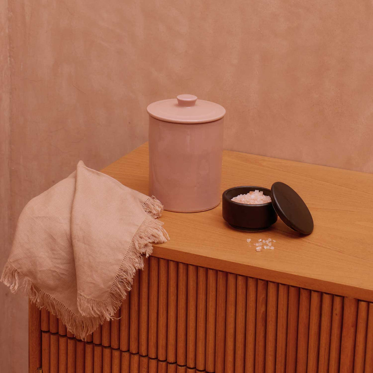 Handcrafted Ceramic Canister