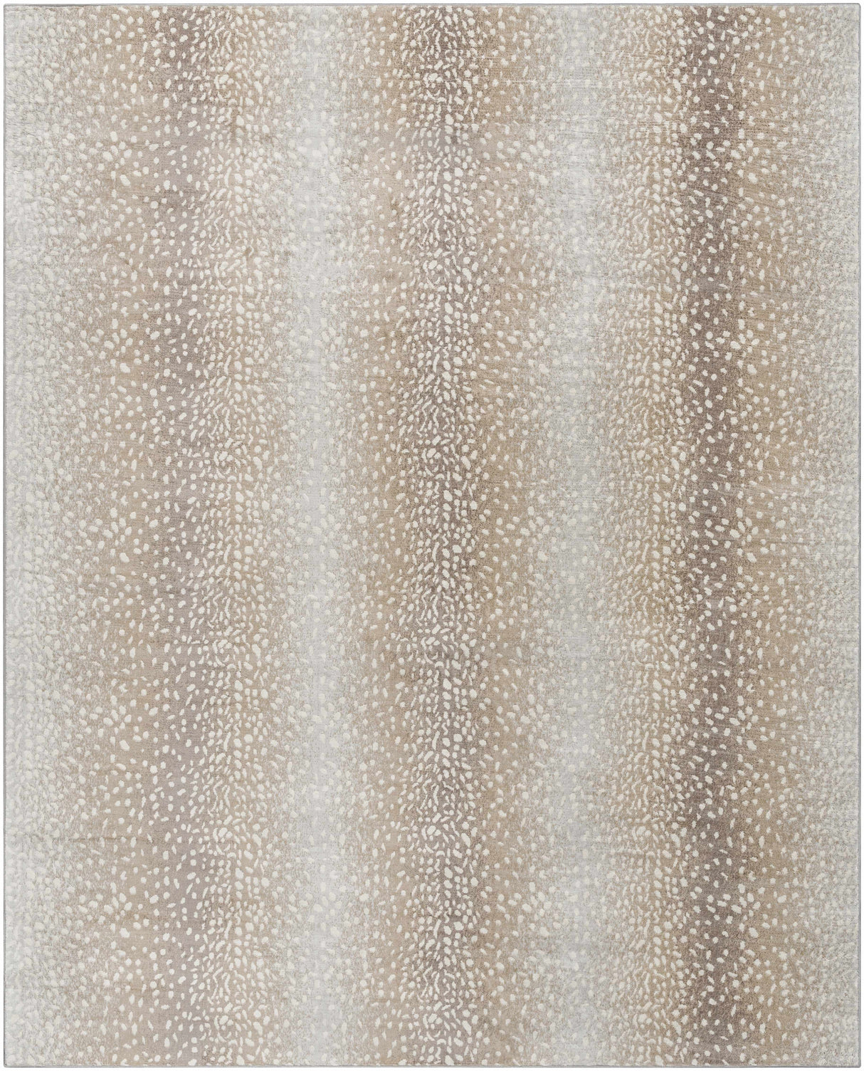 Pointblank Tan Leopard Print Rug