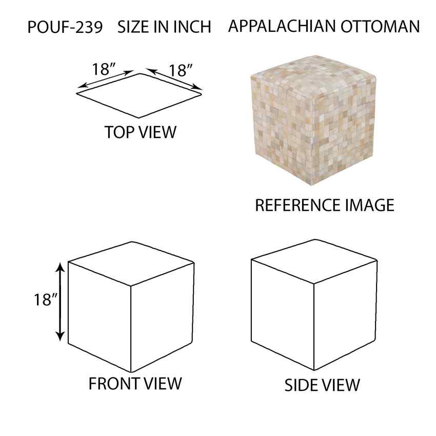 Grobschonau Camel Pouf