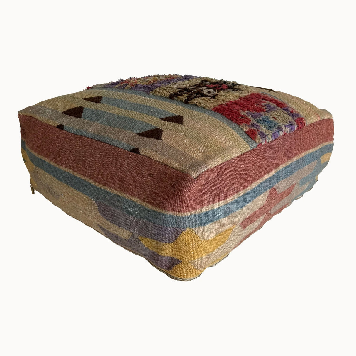 Dahlia Handwoven Glaoui Ottoman Pouf