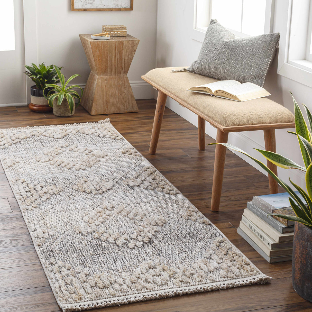 Poydras High-Low Rustic Rug