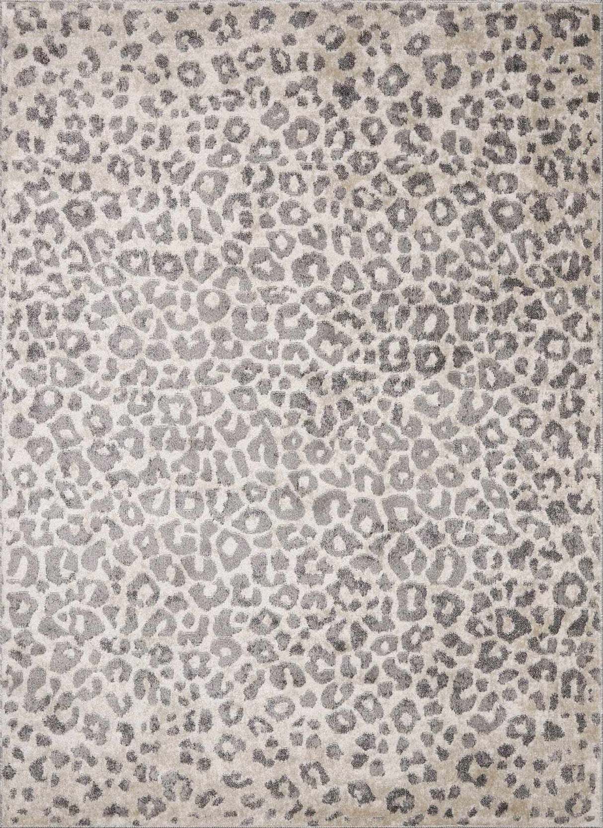 Beige Liversedge Leopard Print Area Rug