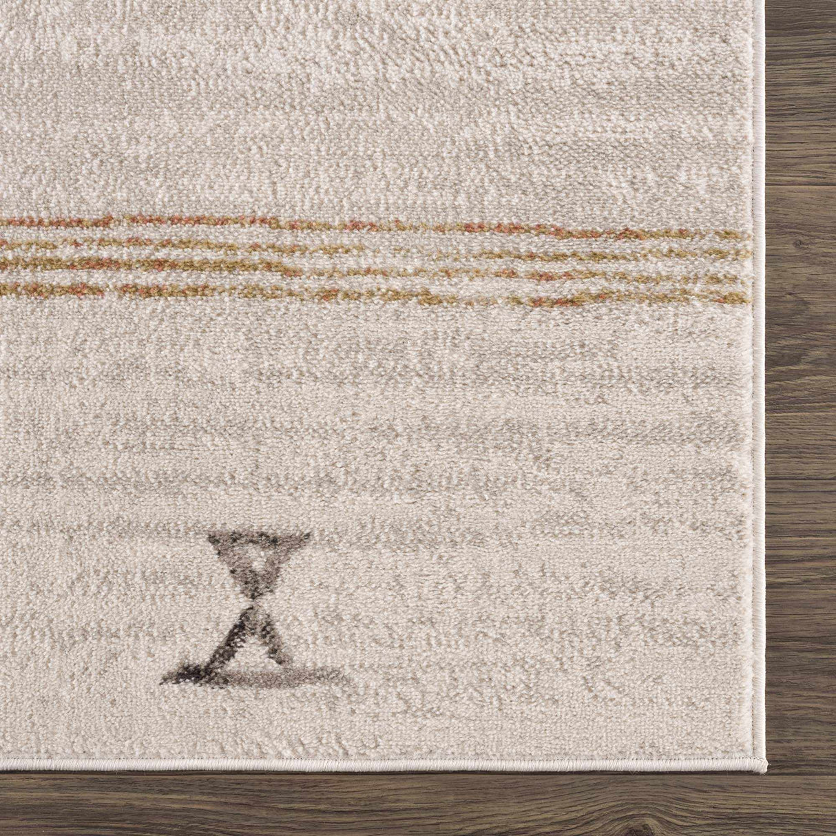 Deja Cream & Gold Area Rug - Clearance