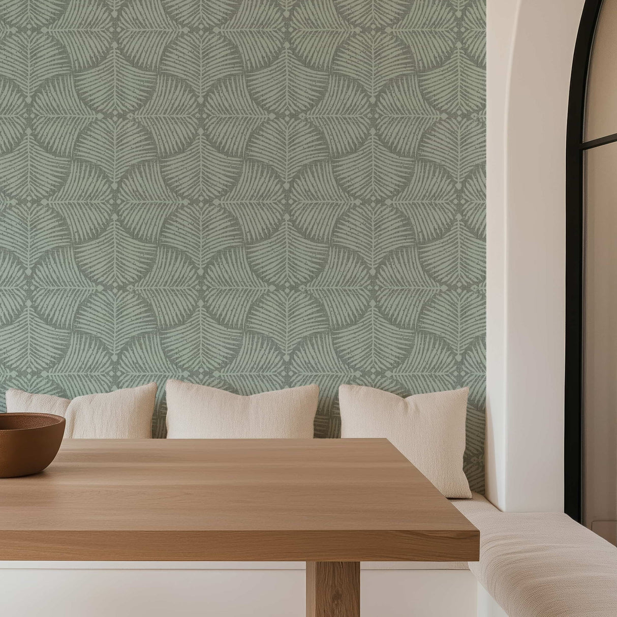 Fan Palm Wallpaper | Tropical Elegance