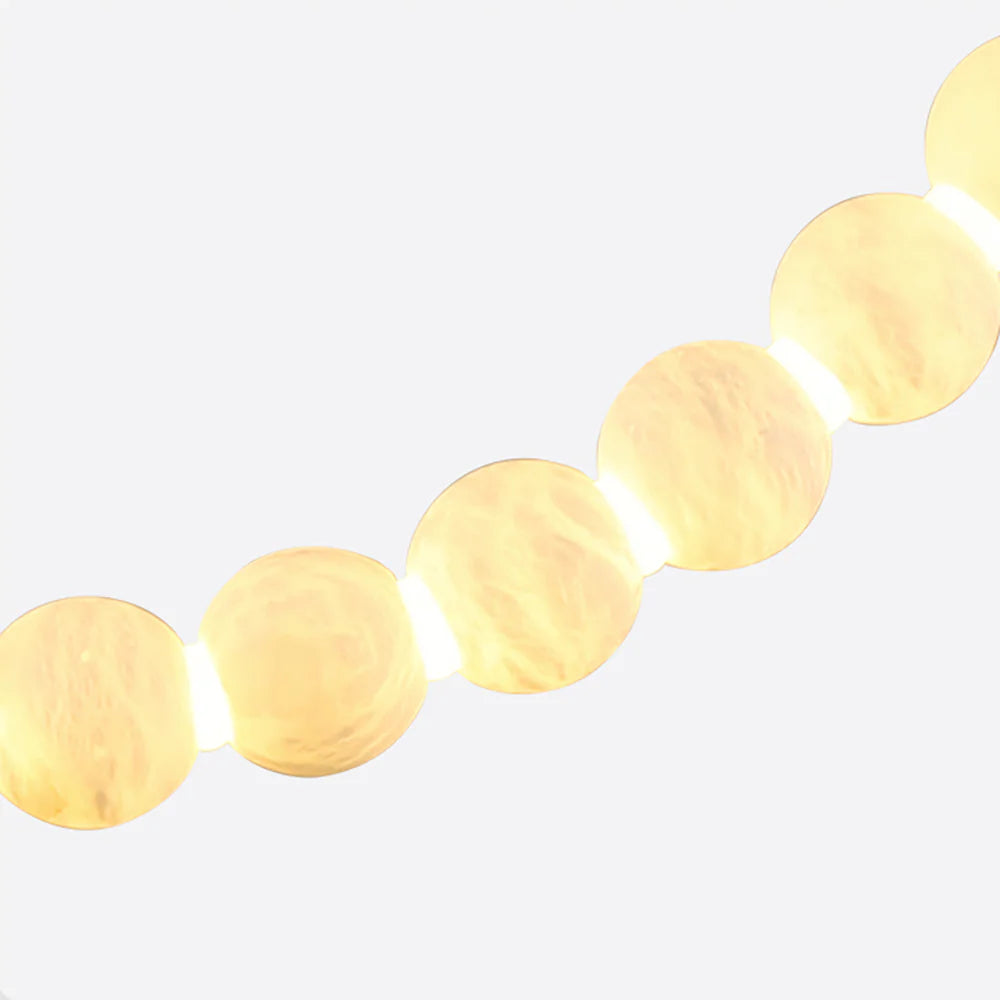 Pearl Alabaster Necklace Chandelier