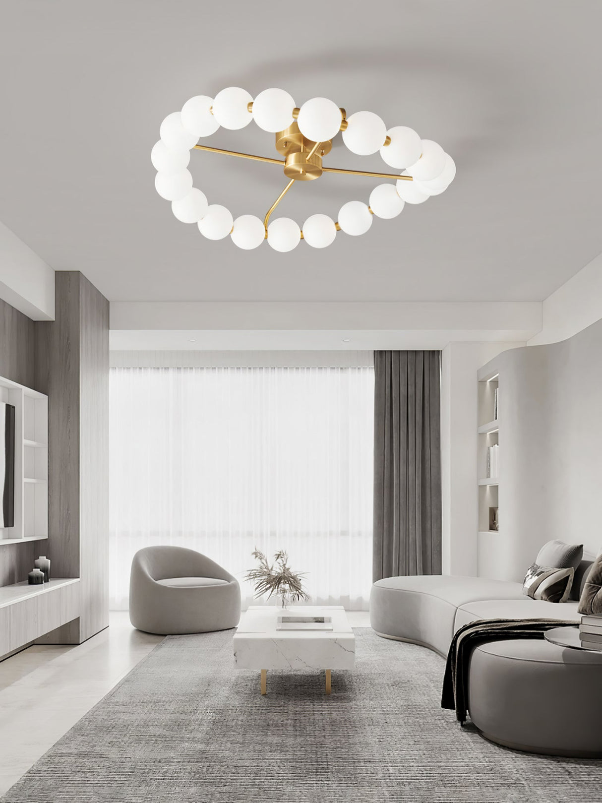 Pearls Round Ceiling Light