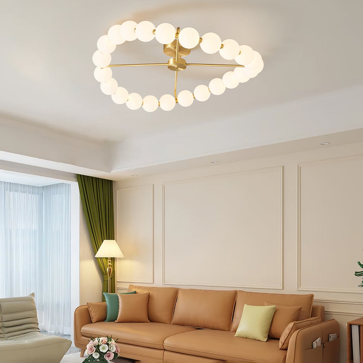 Pearls Round Ceiling Light