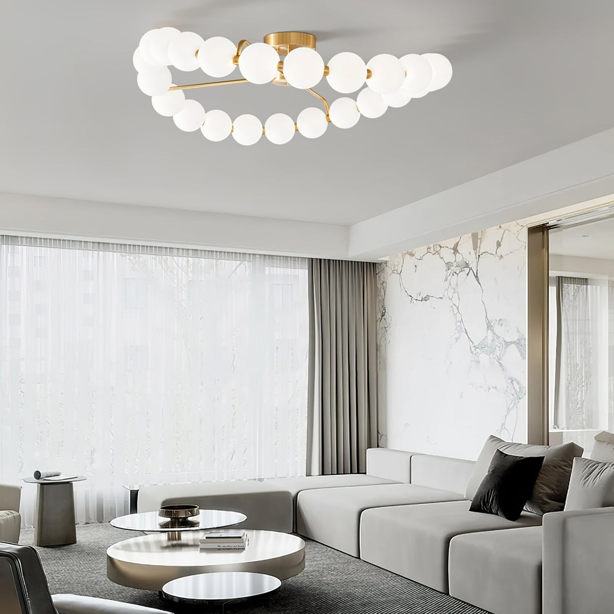 Pearls Round Ceiling Light