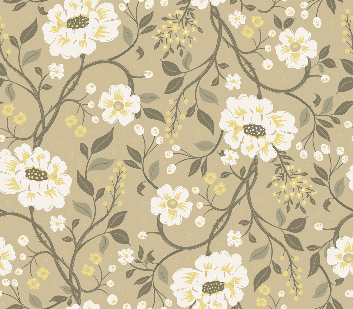 Peonies Wallpaper | Unique Flower Bloom for Elegant Interiors