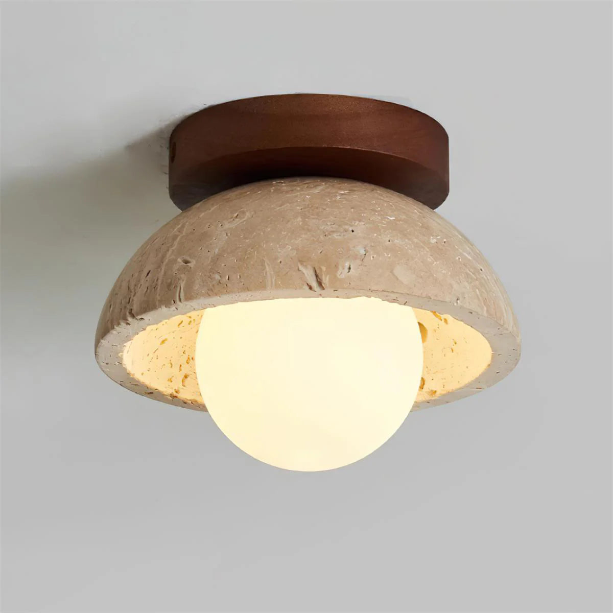 Piedra Travertine Ceiling Light
