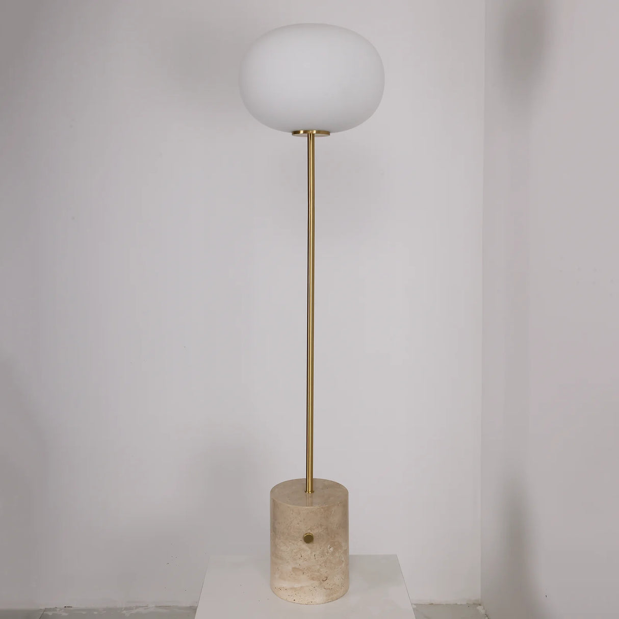 Pillar Lumina Glass Orb Floor Lamp