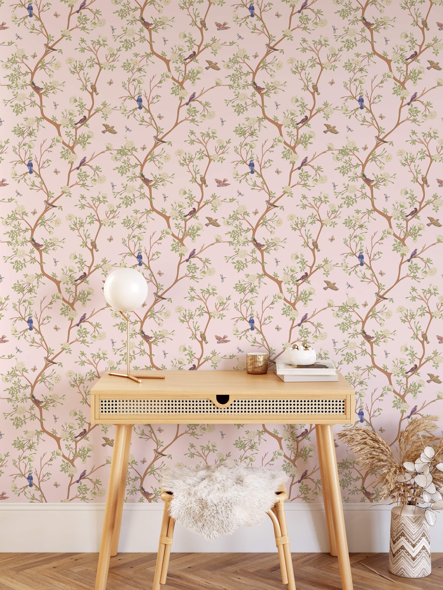 Chinoiserie Blossom Tree Wallpaper