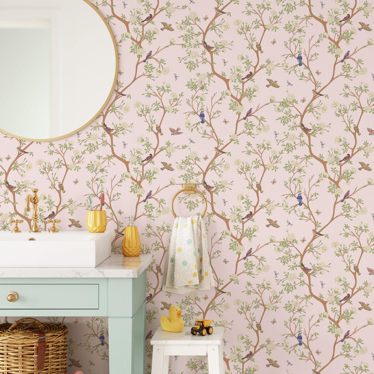 Chinoiserie Blossom Tree Wallpaper
